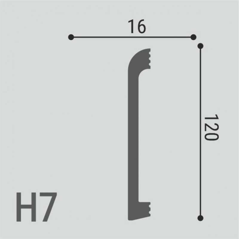Плинтус напольный Н 7