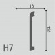 Плинтус напольный Н 7