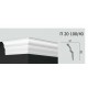 Плинтус потолочный П 20 100/40