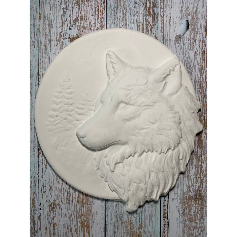 Декоративный элемент из гипса Волк