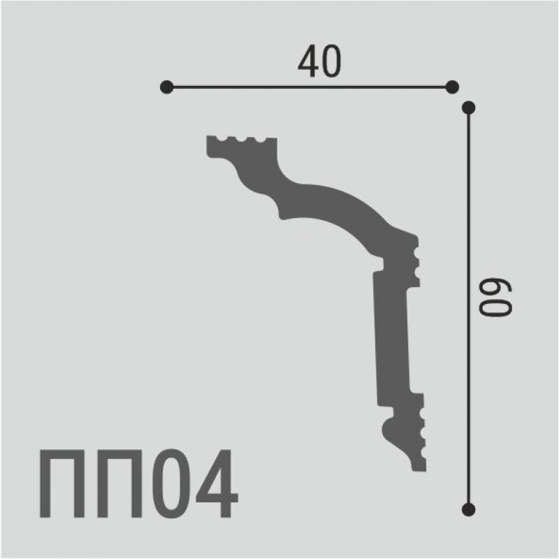 Карниз XPS POLYMER ПП 04