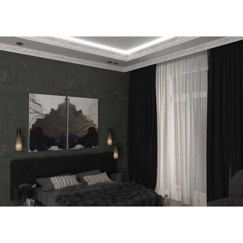 Потолочный плинтус glanzepol GP26