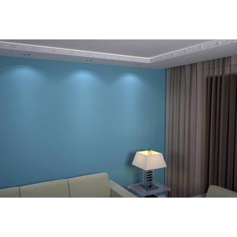 Потолочный плинтус glanzepol GP66