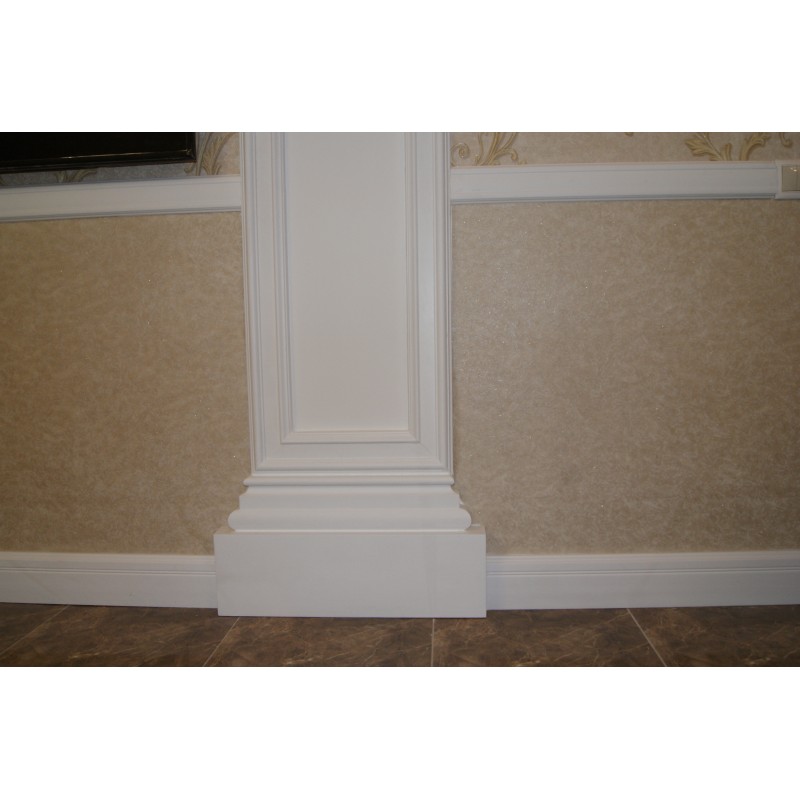 Плинтус напольный из ударопрочного полимера H 120