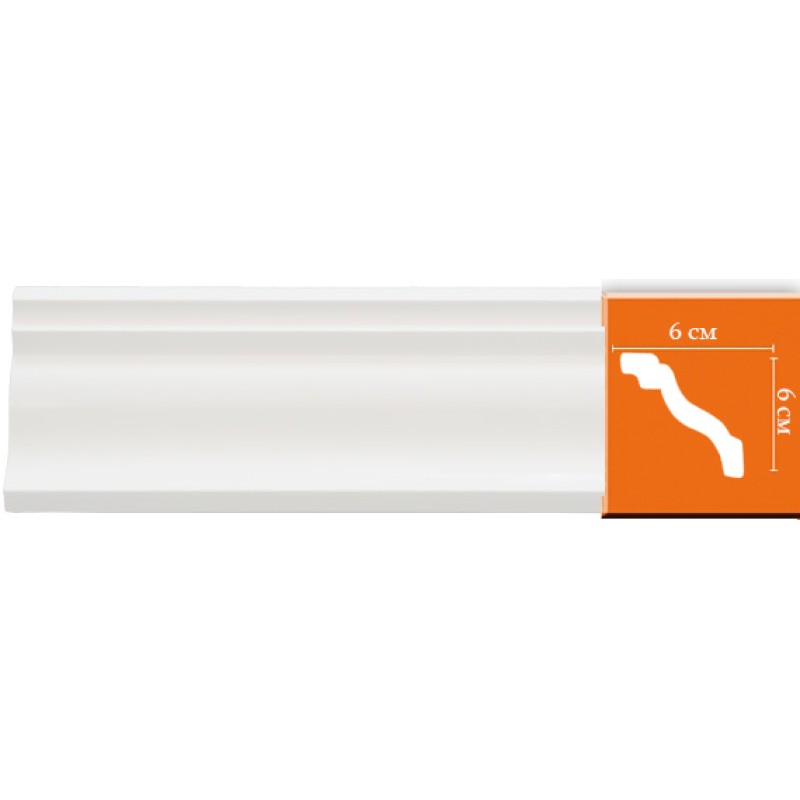 96105/30 плинтус DECOMASTER-2 (60х60х2400мм)