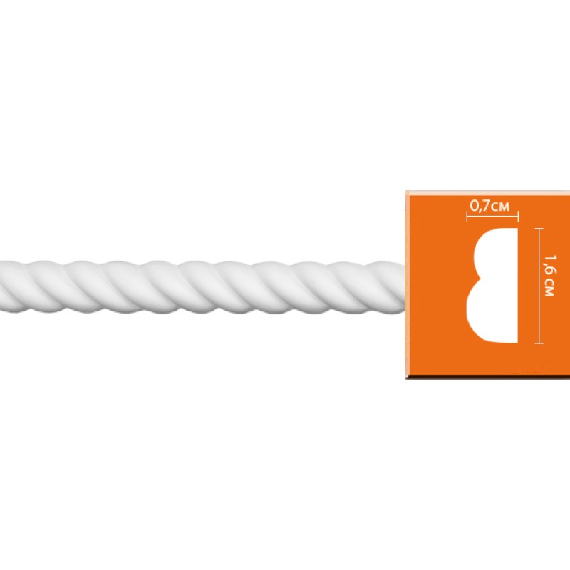 98100/250 молдинг DECOMASTER-2 (16х7х2400мм)