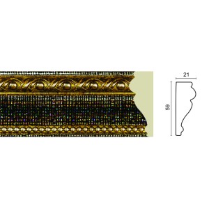 Молдинг Цветная лепнина 61-34