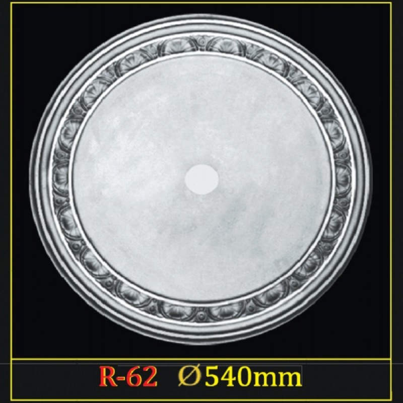 Розетка потолочная из полистирола R62