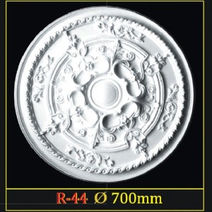 Розетка потолочная из полистирола R44 в Новосибирске