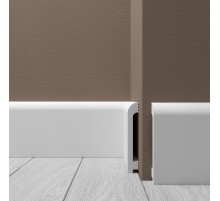 Плинтус напольный из ударопрочного полимера Н3 в Новосибирске