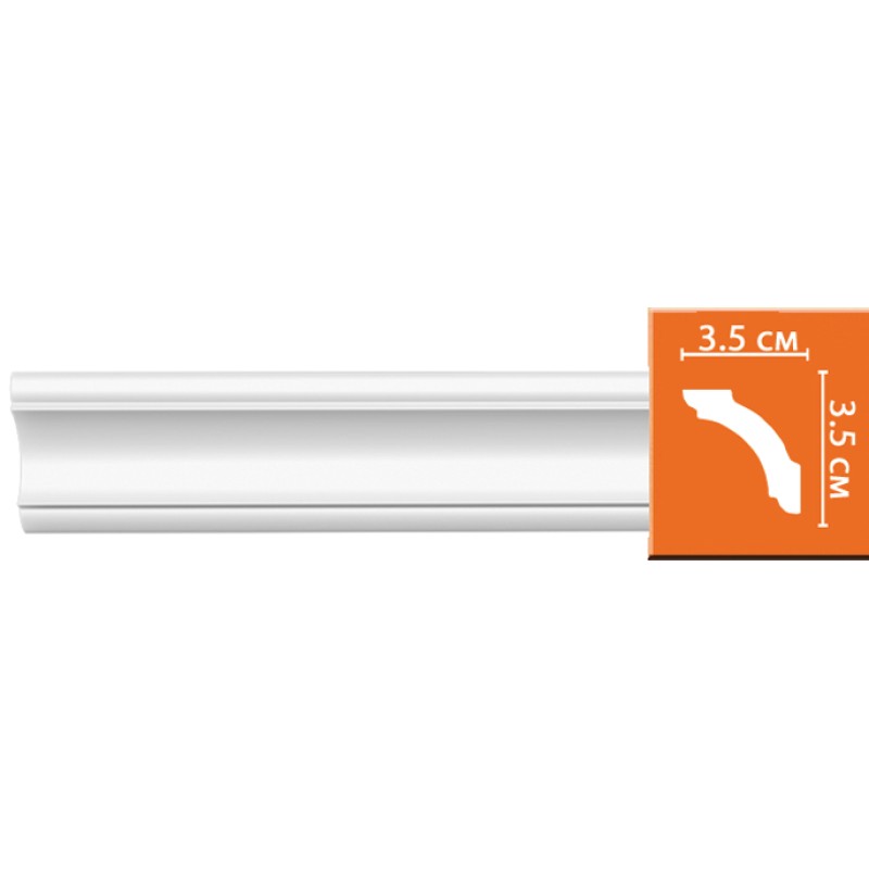 96250/35 FLEXIBLE плинтус DECOMASTER-2 (35х35х2400мм)