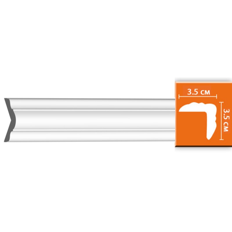 96205/40 FLEXIBLE угл.плинтус DECOMASTER-2 (35х35х2400мм)