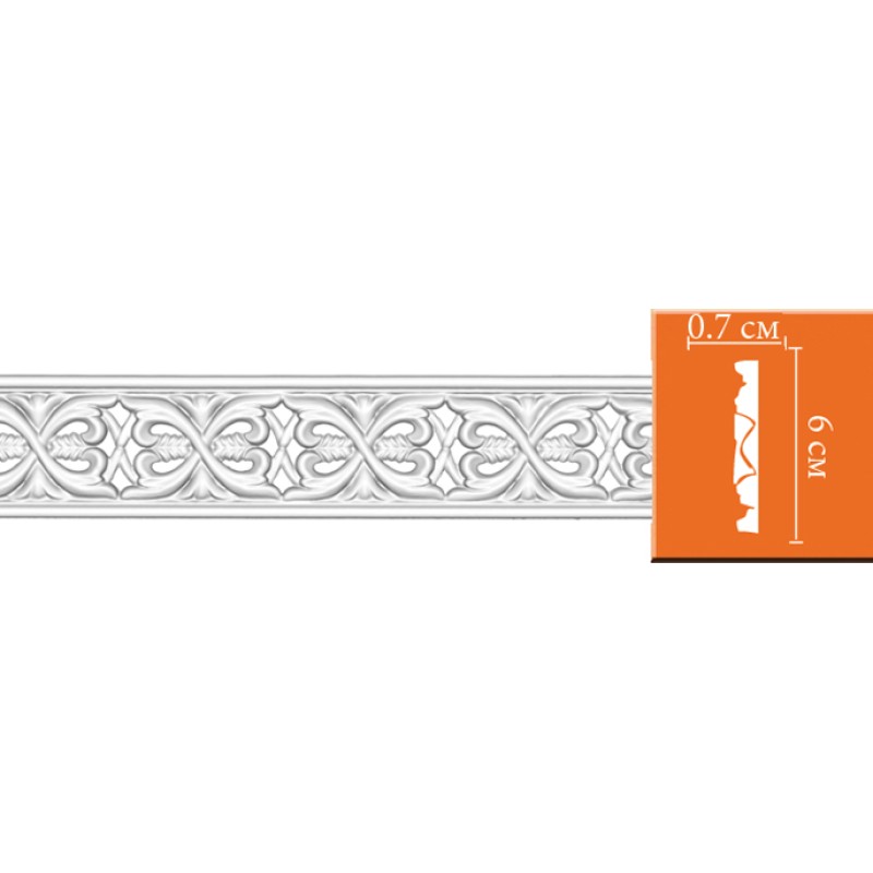 98029/60 молдинг DECOMASTER-2 (60х7х2400мм)