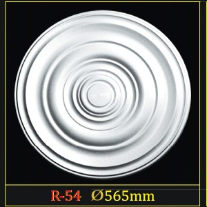 Розетка потолочная из полистирола R54 в Новосибирске