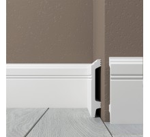 Плинтус напольный из ударопрочного полимера H 120 в Новосибирске