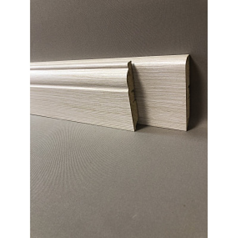 Плинтус напольный МДФ SM 02-80 Дуб жемчуг