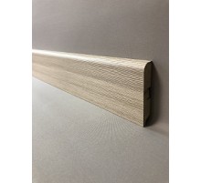 Плинтус напольный МДФ SM 02-80 Ясень шимо в Новосибирске