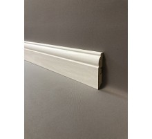 Плинтус напольный МДФ SM 04-80 Аивори молочный в Новосибирске