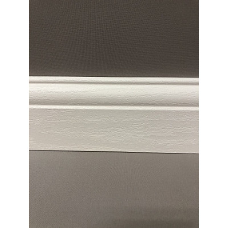 Плинтус напольный МДФ SM 04-80 Аивори молочный