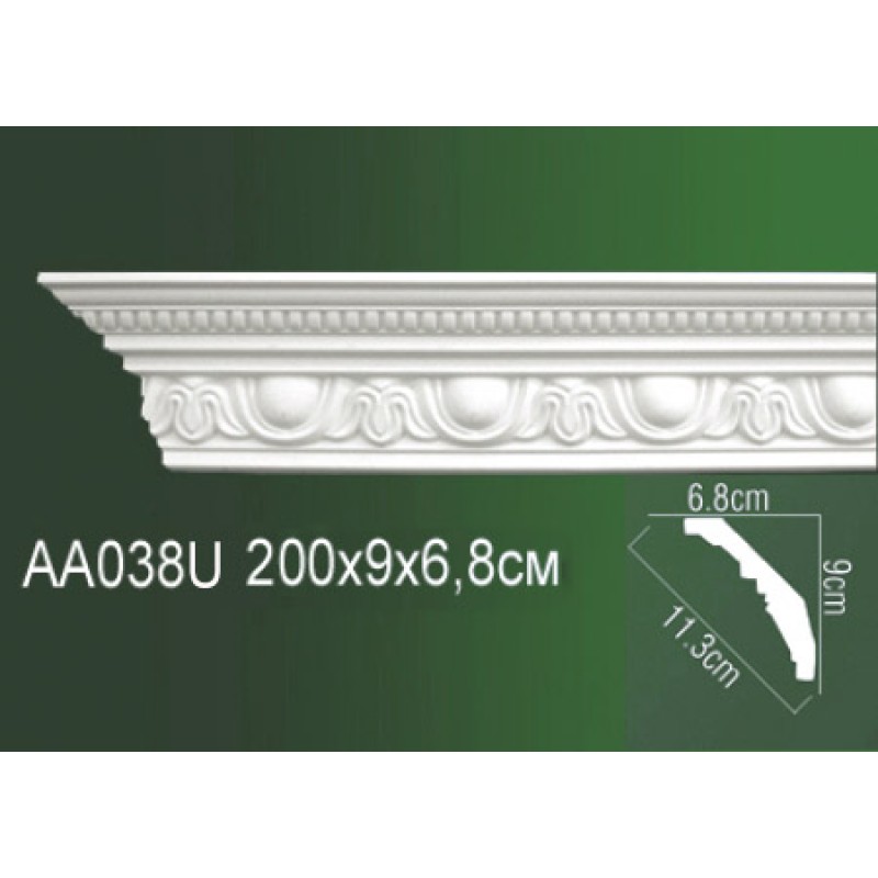 Карниз полиуретановый AA038U