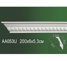 Карниз полиуретановый AA053U в Новосибирске