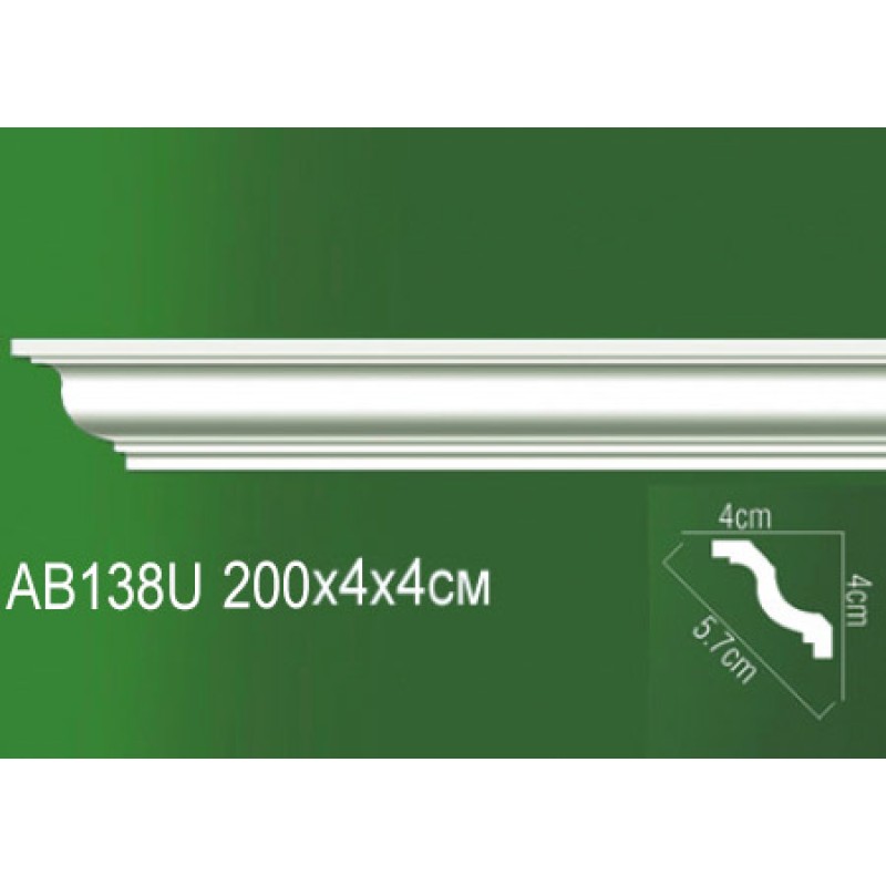 Карниз полиуретановый AB138U