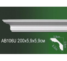 Карниз полиуретановый AB106U в Новосибирске