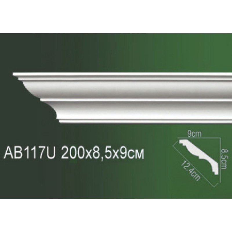 Карниз полиуретановый AB117U