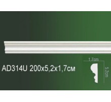 Молдинг полиуретановый AD314U в Новосибирске