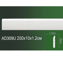 Молдинг полиуретановый напольный AD309U в Новосибирске