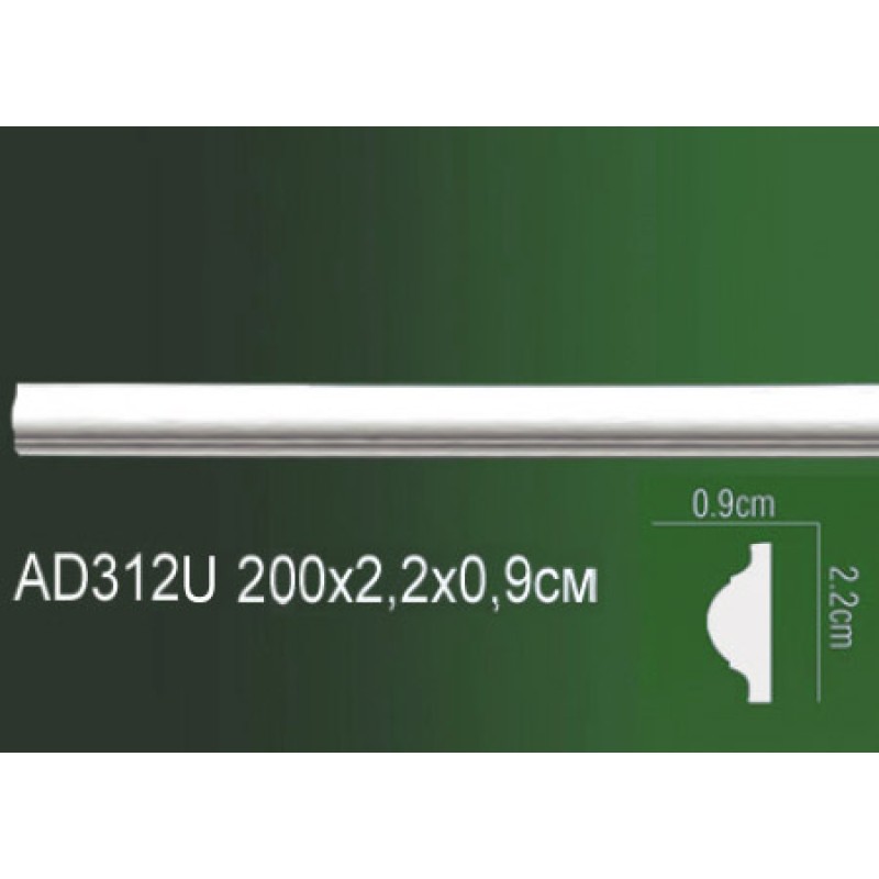 Молдинг полиуретановый AD312U