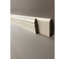 Плинтус напольный МДФ SM 04-80 Аивори крем в Новосибирске