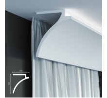 KF 802 (2м) Карниз для штор со скрытой подсветкой в Новосибирске