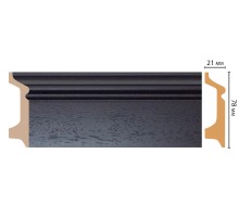 D122-433 ШК/16 Плинтус напольн.DECOMASTER(78*21*2400 мм) в Новосибирске