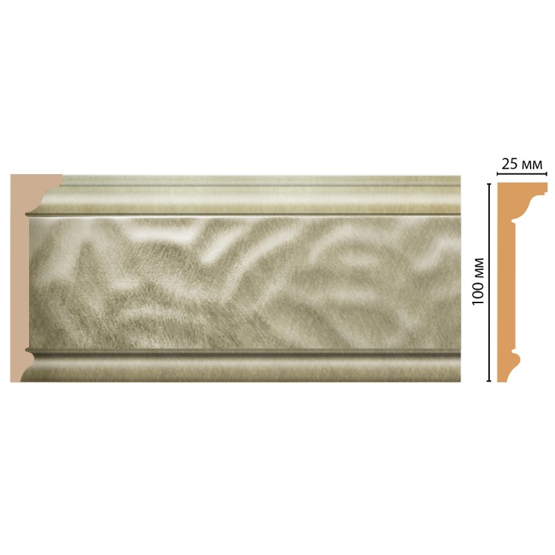 D215-373 ШК/16 плинтус DECOMASTER(100*25*2400 мм)