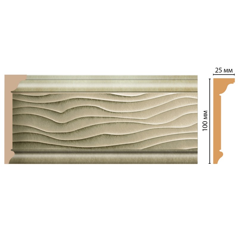 D218-373 ШК/16 плинтус DECOMASTER(100*25*2400 мм)