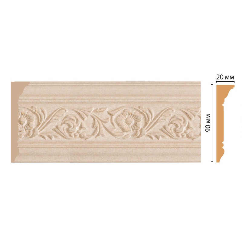 D226-18D ШК/20 плинтус DECOMASTER(90*20*2400 мм)