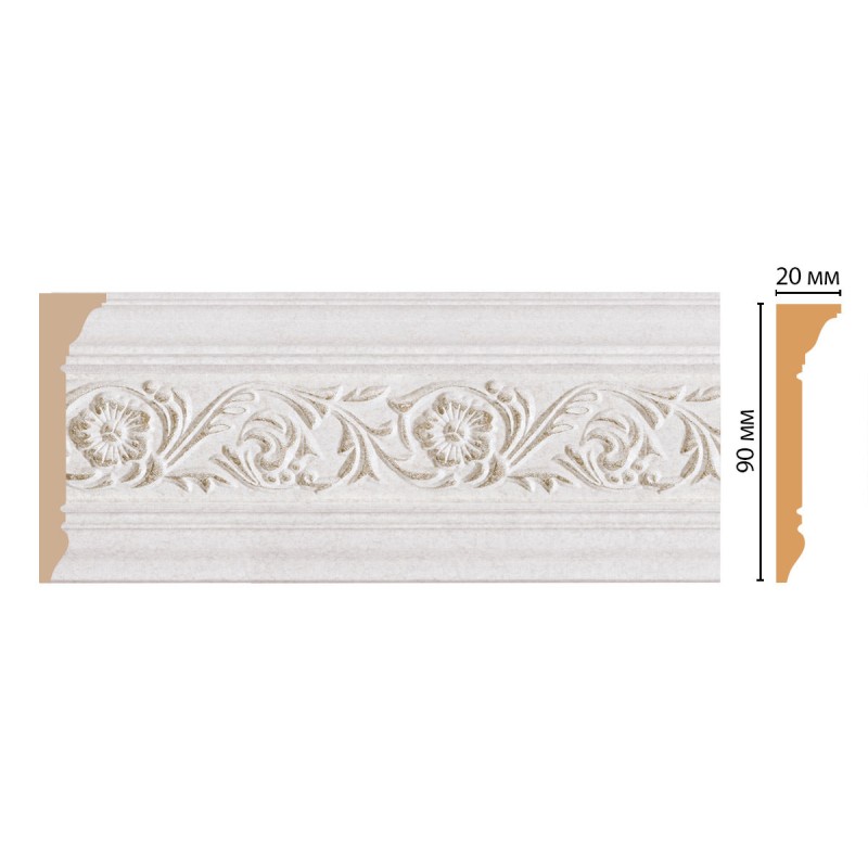 D226-19D ШК/20 плинтус DECOMASTER(90*20*2400 мм)