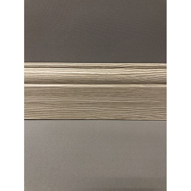 Плинтус напольный МДФ SM 04-80 Ясень шимо