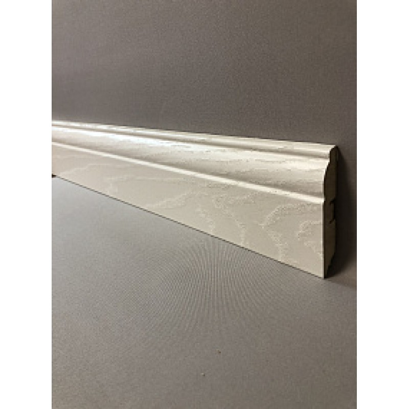 Плинтус напольный МДФ SM 04-80 Аивори крем