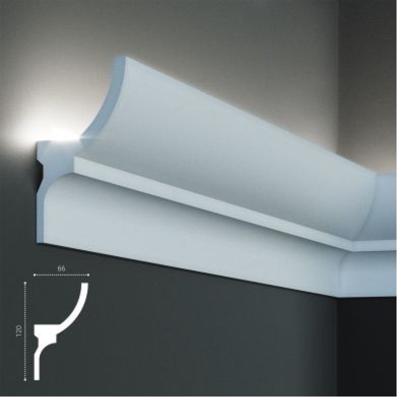 KF 712 (2м) Карниз для скрытой подсветки