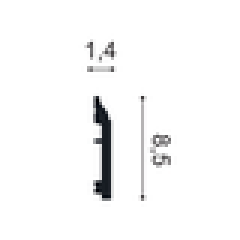 Напольный плинтус гибкий SX172F 