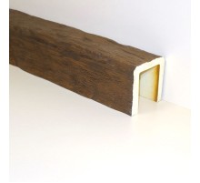 Балка РУСТИК 120х120 Темный Дуб в Новосибирске