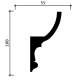 DD507 Карниз потолочный