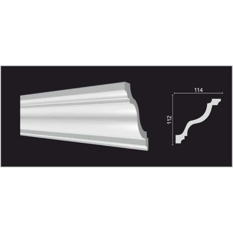 DD03 Карниз из ударопрочного полимера
