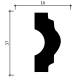 DD23 Молдинг мебельный из ударопрочного полимера   