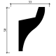 DD506 Карниз потолочный из ударопрочного полимера   