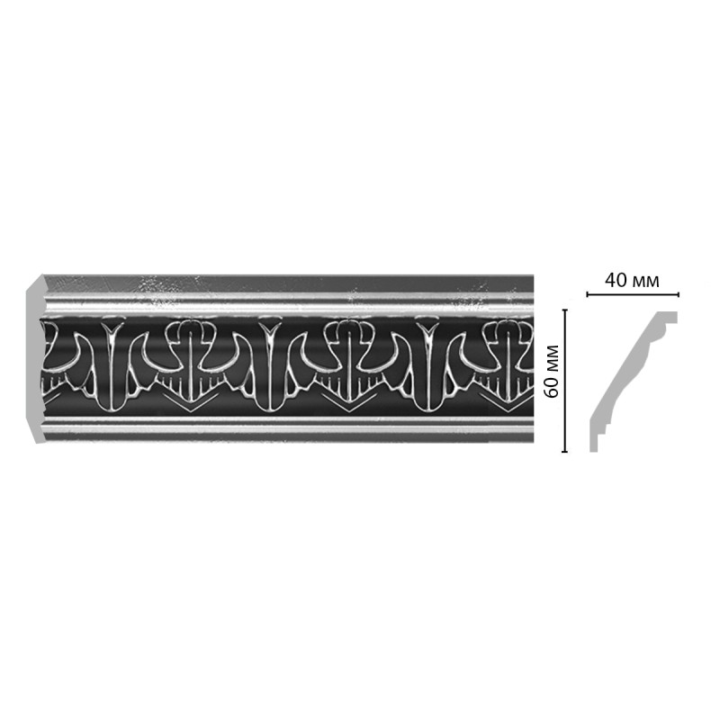 155B-63 ШК/24 Плинтус DECOMASTER (60*40*2400 мм)