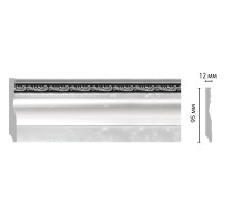 153-63 ШК/18 Плинтус напол. DECOMASTER (95*12*2400 мм) в Новосибирске