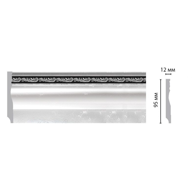 153-63 ШК/18 Плинтус напол. DECOMASTER (95*12*2400 мм)